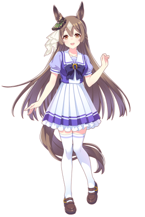 This is the Avatar Image for the Satono Diamond (Uma Musume) AI Voice and Text to Speech Generator